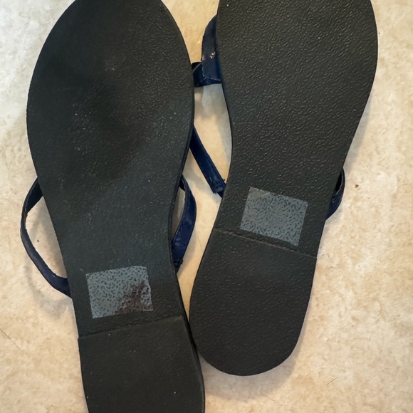 Simply Vera Vera Wang Blue Beaded Sandals - Picture 5 of 6